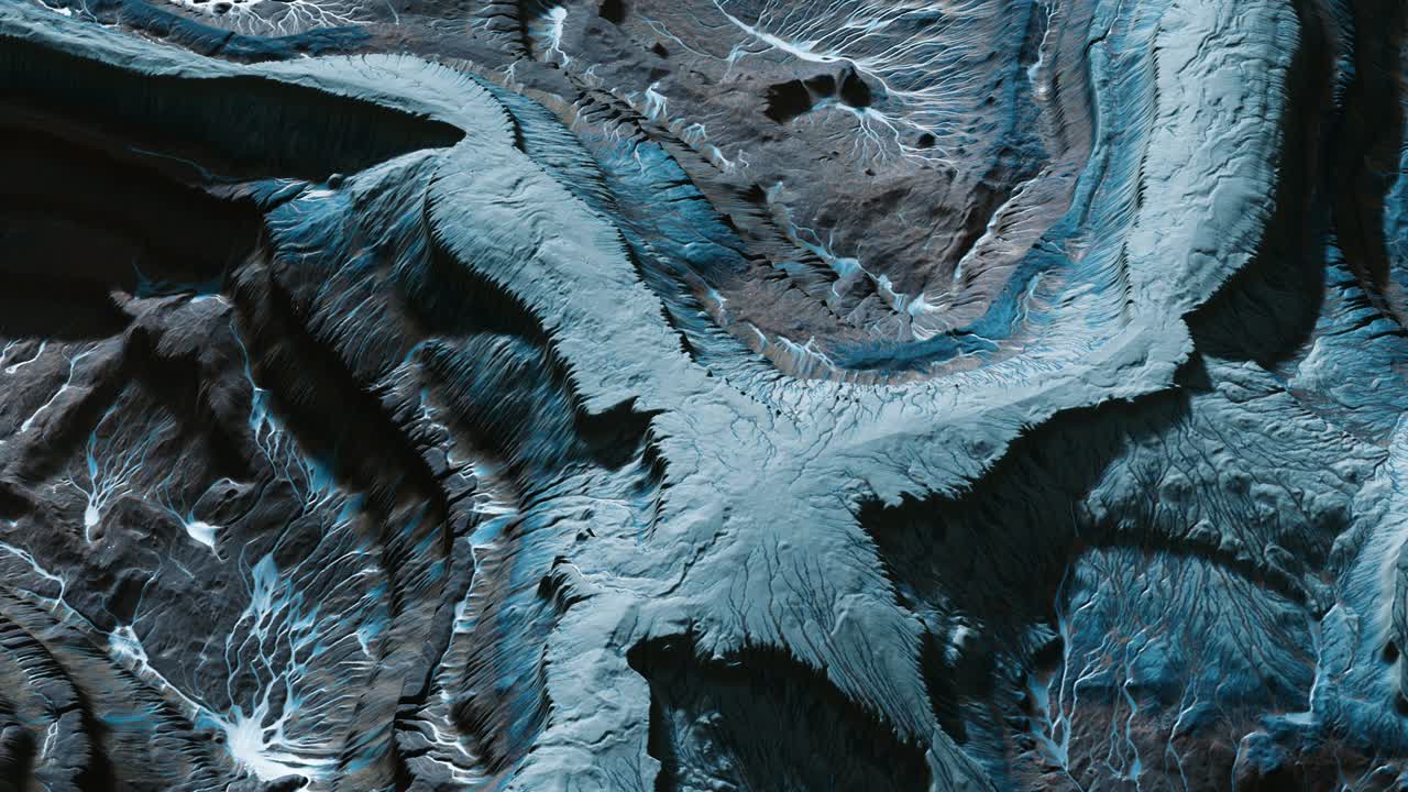 vista del paisaje del planeta alienígena