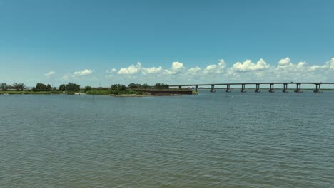 Rückansicht-Aus-Der-Luft-Von-Fort-Pike-Am-Lake-Catherine