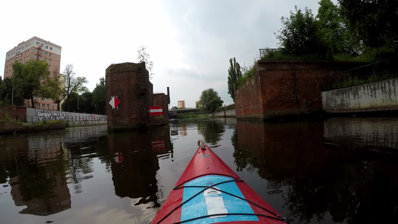 카약에서 본 그단스크 구시가지