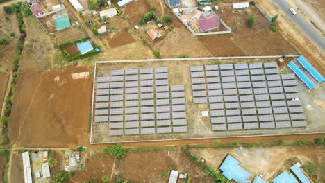 solar panel cell photovoltaic farm solar panel sun rural green energy - clean renewable electricity in kenya