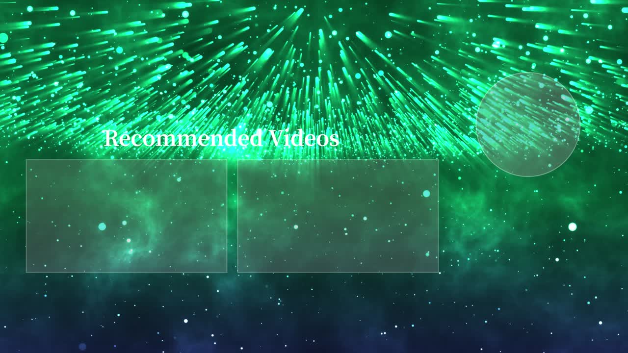 환상적인 라이트 엔드 카드 엔딩 스크린 모션 그래픽