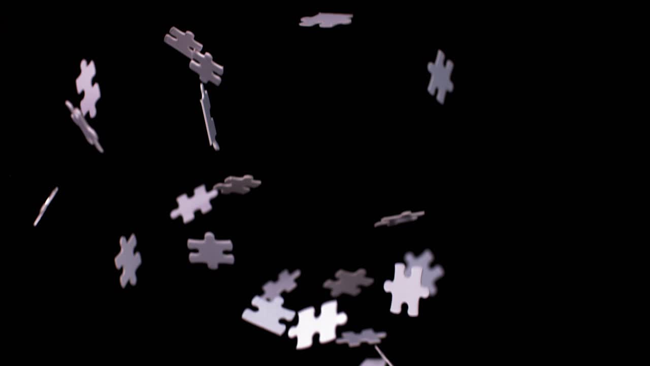 떨어지는 퍼즐 조각