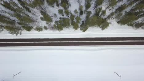 winter icy road conditiond in finnish lapland-10