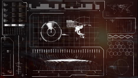 Animación-De-Procesamiento-De-Datos-Y-Diagramas-Sobre-El-Mundo.