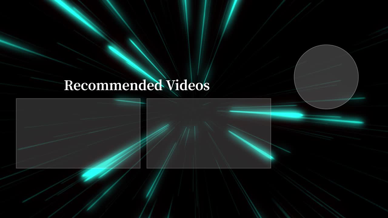 레이 워프 엔드 카드 엔딩 스크린 모션 그래픽