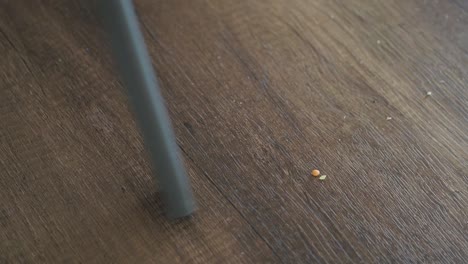 close-up of a wooden floor