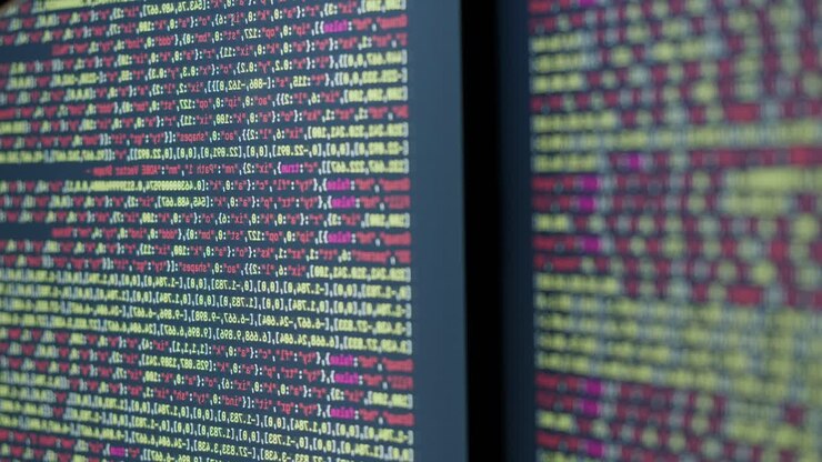 Computer Code on Multiple Monitors