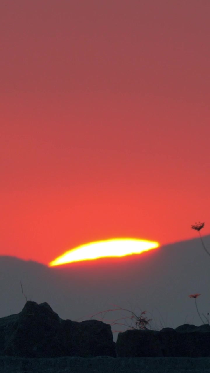 Tramonto in montagna