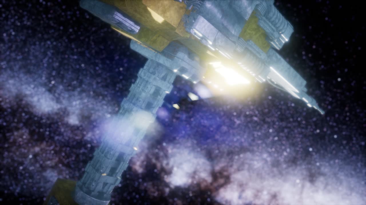 우주에서 날아다니는 ufo