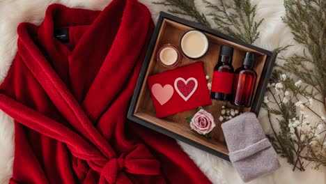 valentine's day spa gift set