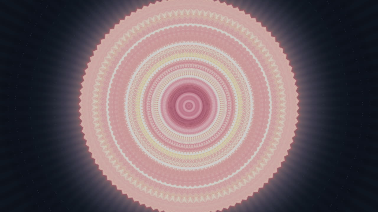 diseño de mandala rosa