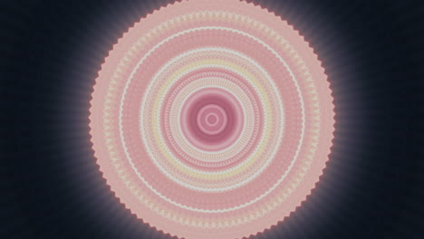 diseño de mandala rosa