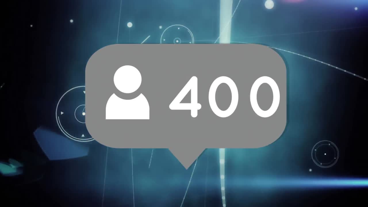 Animation of numbers changing over network of connections with statistics