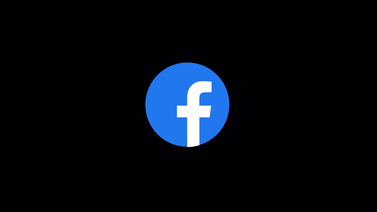 Facebook ikon logo animation