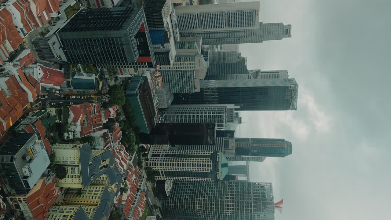 Singapore City Skyline View