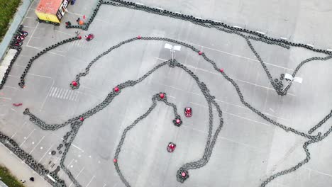 go-kart track aerial view