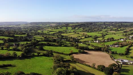 idílicas colinas ondulantes del campo de east devon