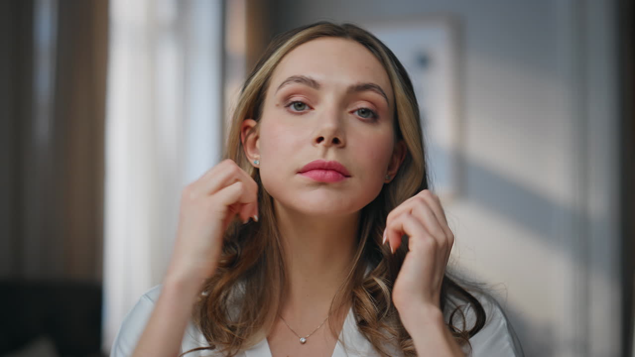 Retrato de una mujer hermosa