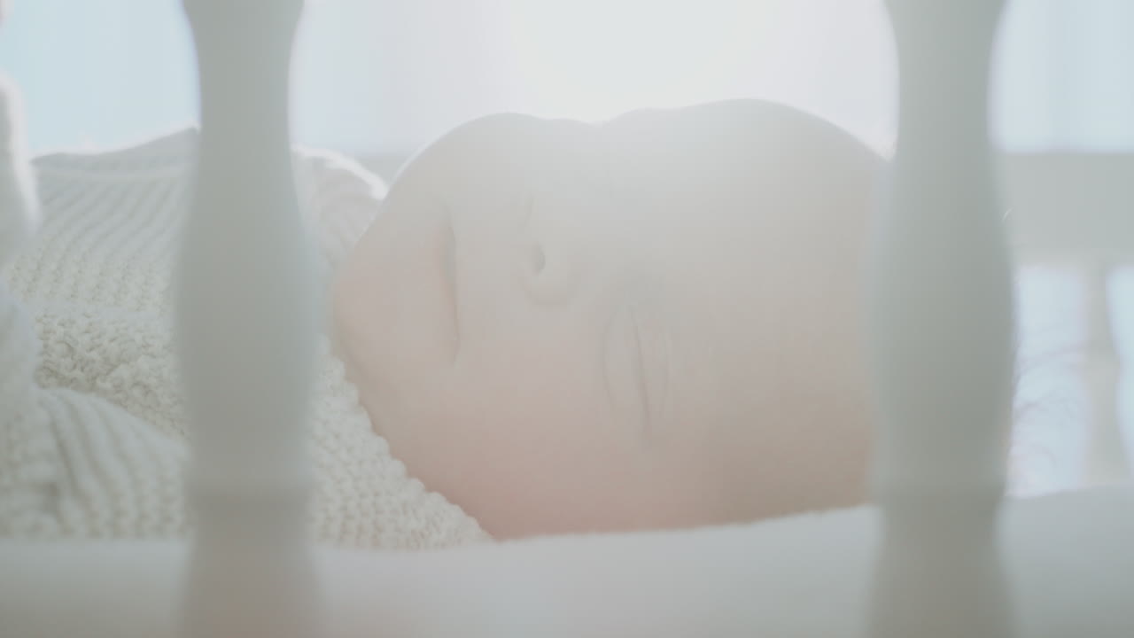 Baby Sleeping in Crib