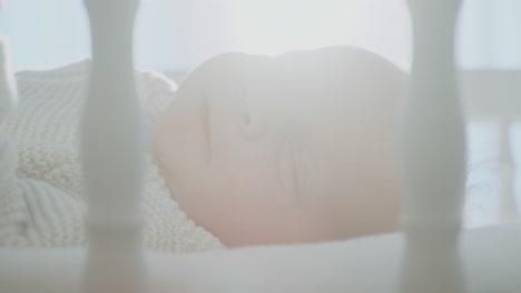 baby sleeping in crib