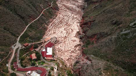 odkryj niesamowity widok na słone równiny maras w świętej dolinie cusco.