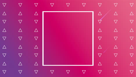 color vivo y fluido con fondo de marco cuadrado