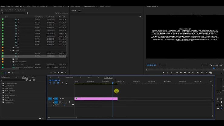 Credits and Transcriptions
