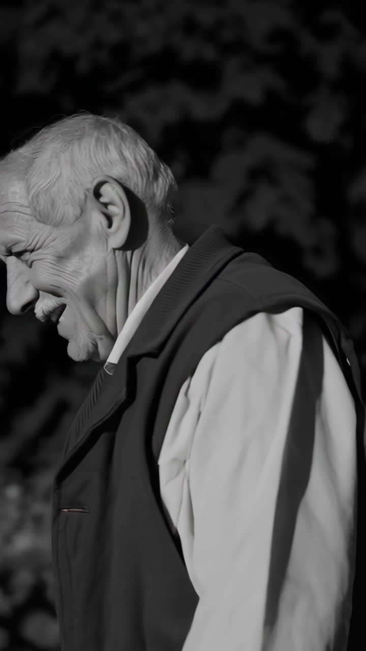 Elderly Man Outdoors