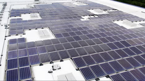 Aerial-footage-of-a-large-solar-array