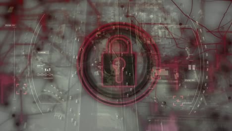 animación del sistema solar y el espacio sobre el tictac de los relojes