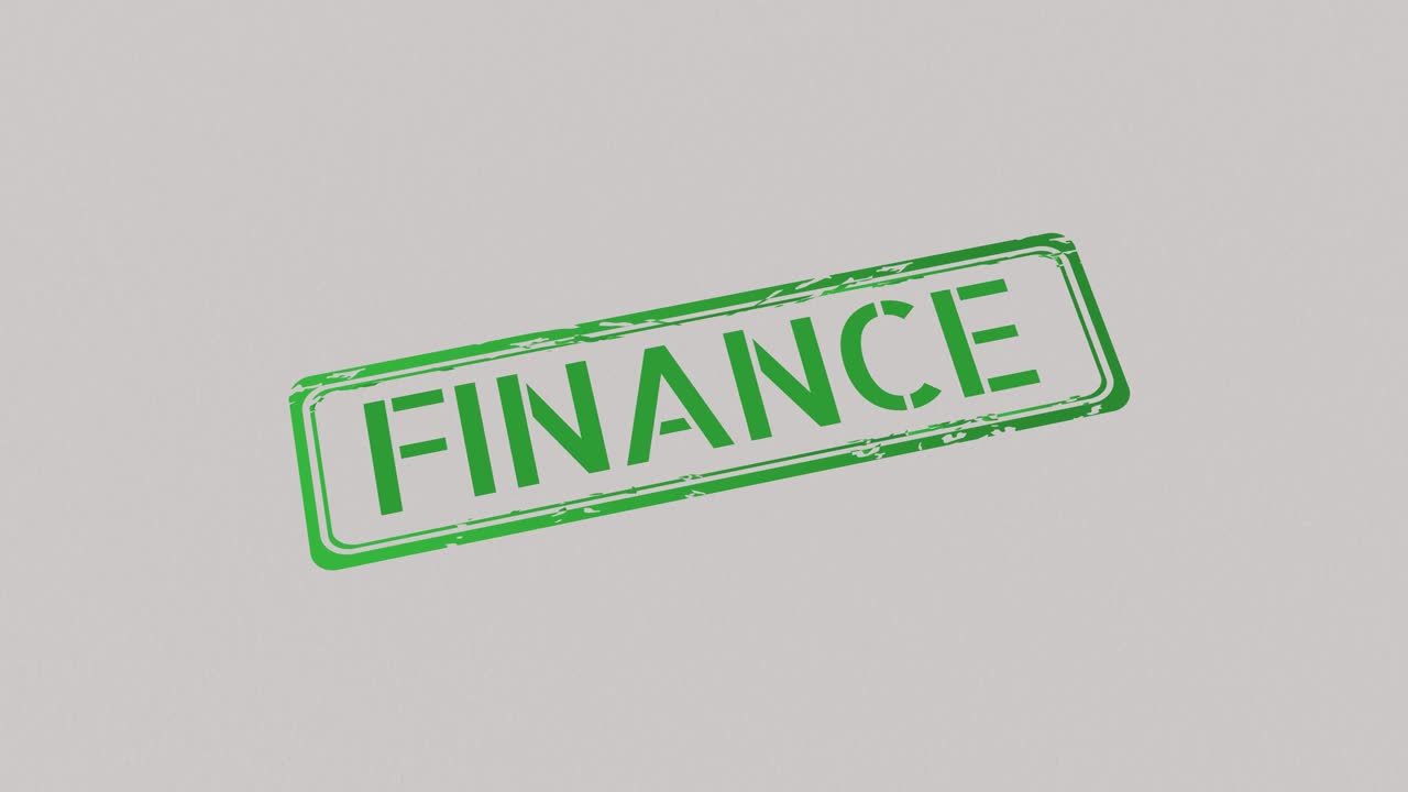 FINANCE Stamp