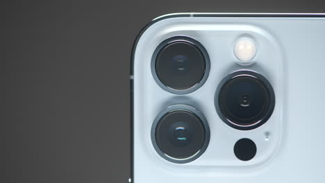 close-up of a smartphone camera