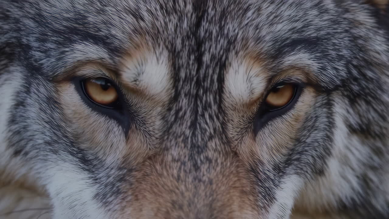 Close-up of a Wolf's Face
