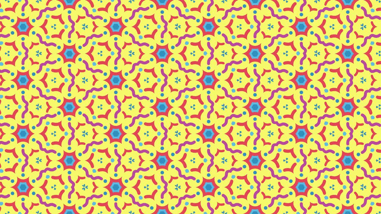 diseño de patrón sin costuras animado flotante