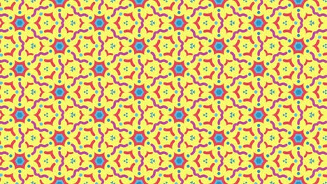 diseño de patrón sin costuras animado flotante
