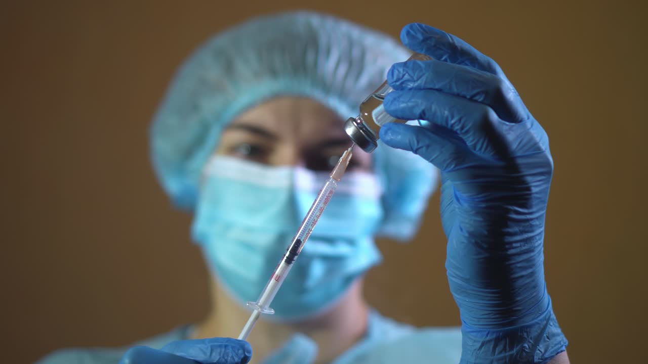 Portrait of Female Doctor using Smartphone