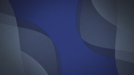 animación de formas abstractas de gradiente gris patrones contra fondo azul con espacio de copia