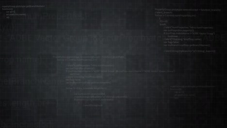 código sobre un fondo negro