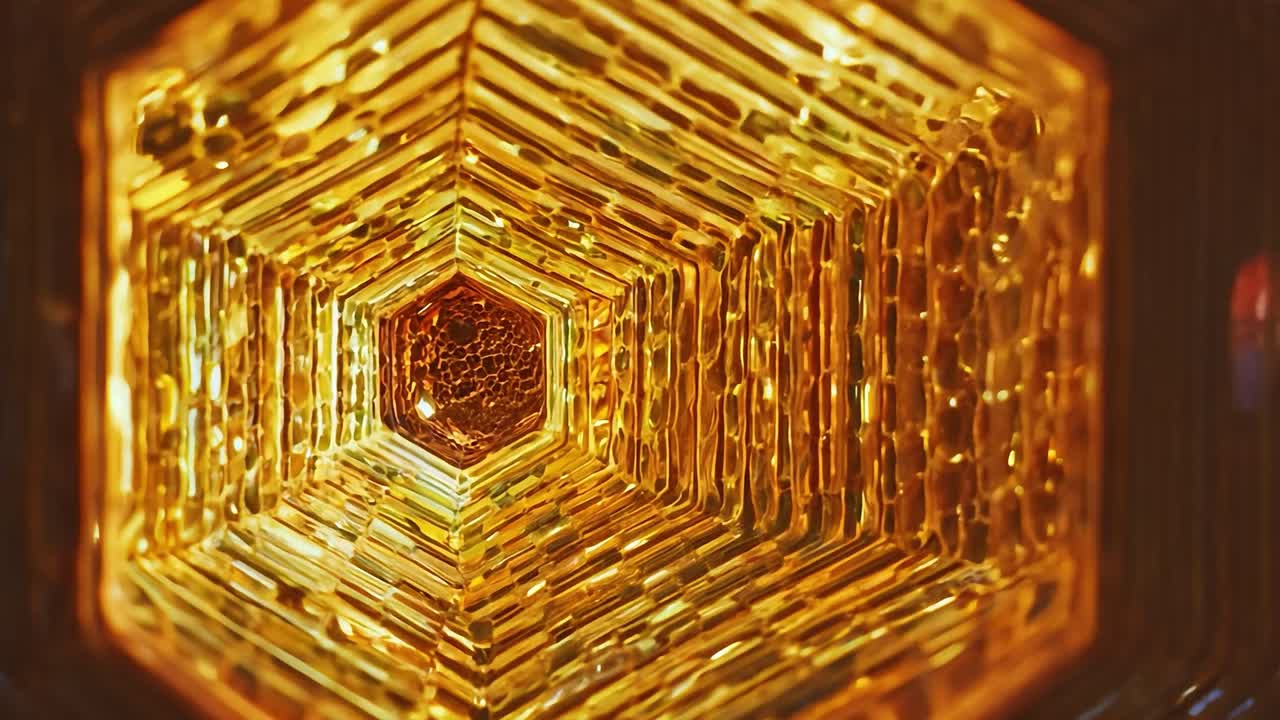 추상적인 육각형 패턴