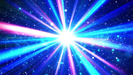 a laser beam that radiates from the center. an image of an exploding line of light. warp and time leap background material.