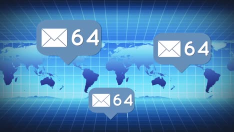 global emails and messages