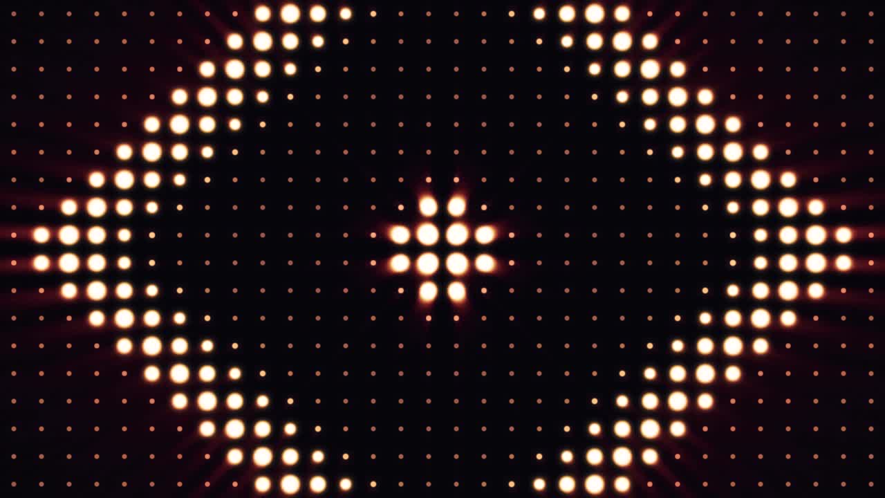 Motivo Luminoso Astratto con Cerchi Splendenti