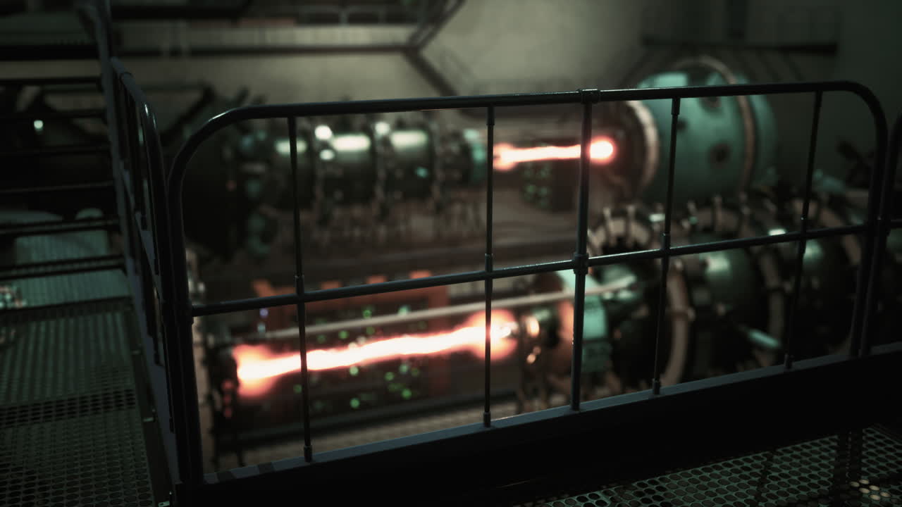 réacteur thermonucléaire ou nucléaire de haute technologie conceptuel