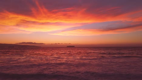 person watching the sunset on the beach