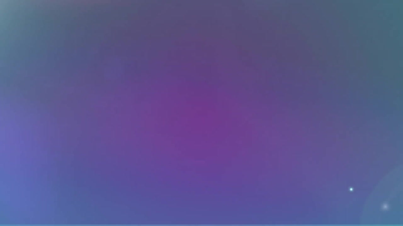 Animation of colourful spots moving on black background