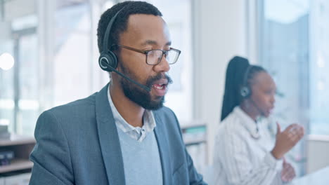Customer-service,-support-and-a-black-man