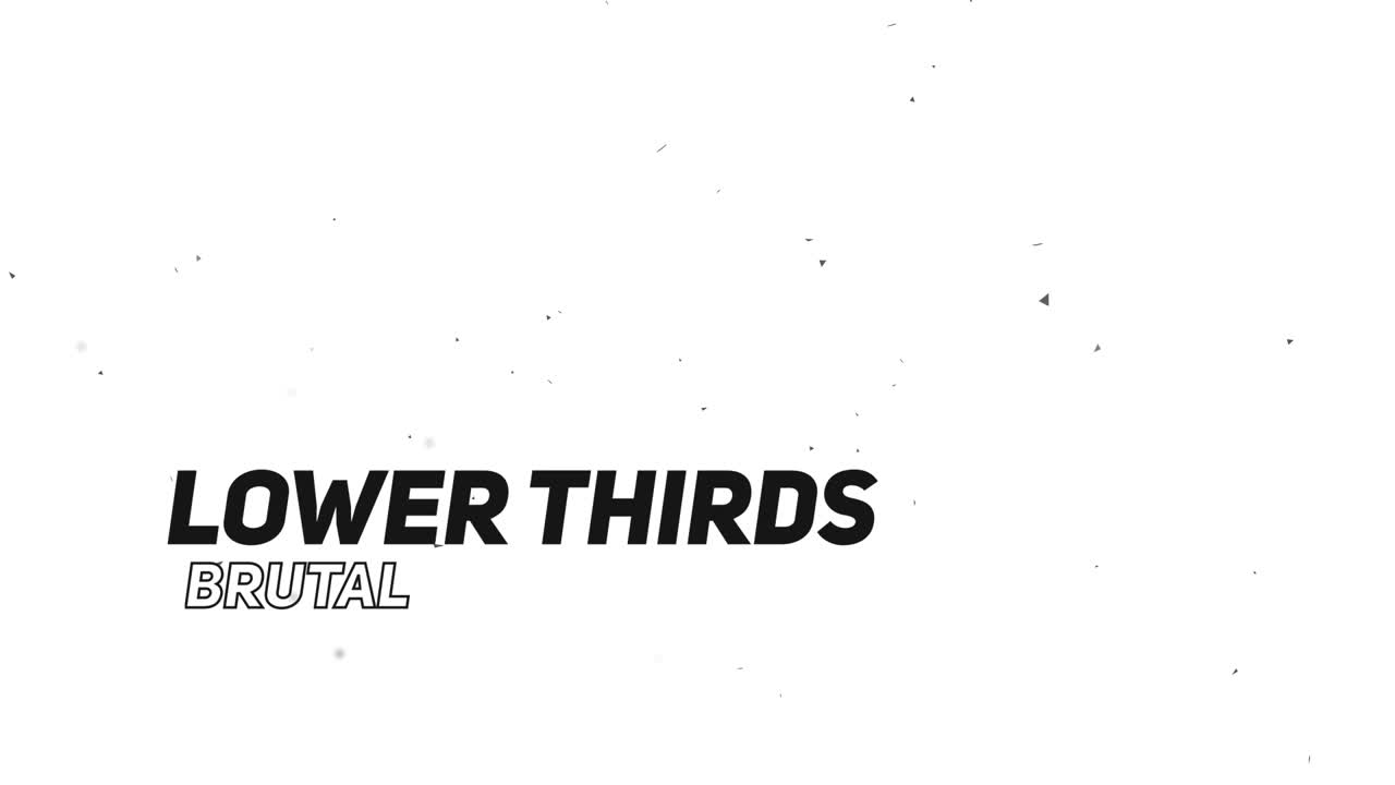 Kinetic Typography Titles BrutalX 04 Adobe After Effects 2023 Resolution 3840×2160
