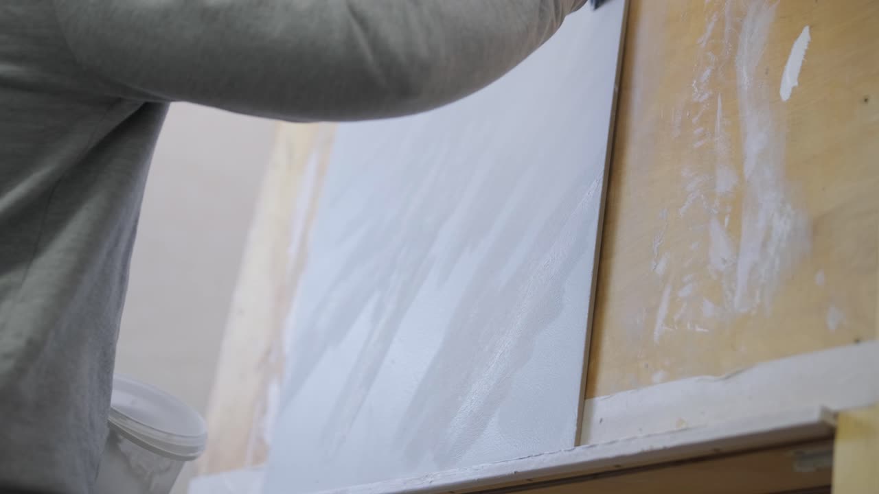 un lienzo de pintura