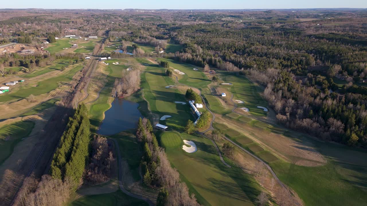 Aerial View Of TPC Toronto at Osprey Valley - Host Of The 2025 RBC Canadian Open In Alton, Caledon, Ontario, Canada.