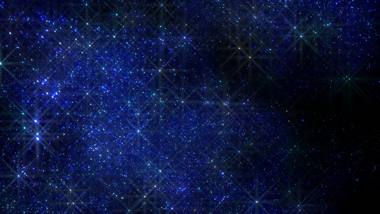 별이 빛나는 밤, 반이는 천상의 테이프의 매혹적인 클로즈업